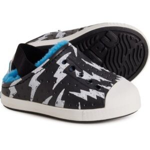 Native Jefferson Cozy Glow Slip-On Shoes -‎ Size C10/EU 27 - Black/Blue - NWB